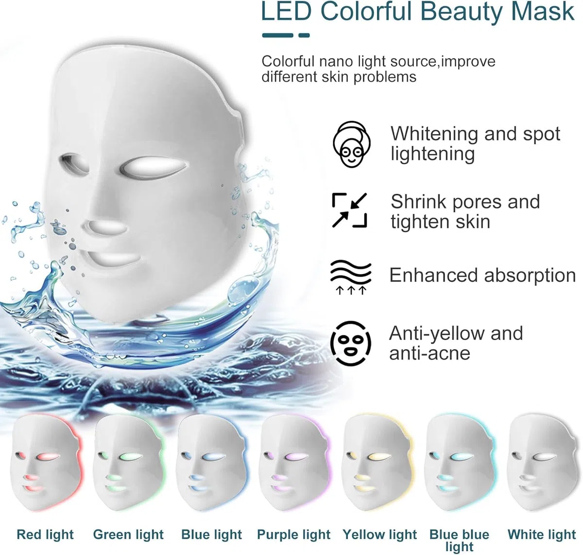 Professionelle Hydroface-Maschine 7-in-1, Hautpflege, Mikrodermabrasion, Peeling, kleines Blasengerät zur Beseitigung von Falten und Mitessern, Dermabrasion für Haus und Salon