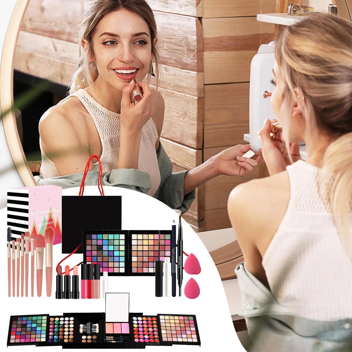 Makeup Artist Kit, Professional Big Makeup Kit, Makeup Sets für Frauen | Full Kit, Makeup Kit, Full Starter Cosmetics Set für Frauen und Mädchen, komplettes professionelles Make-up-Set