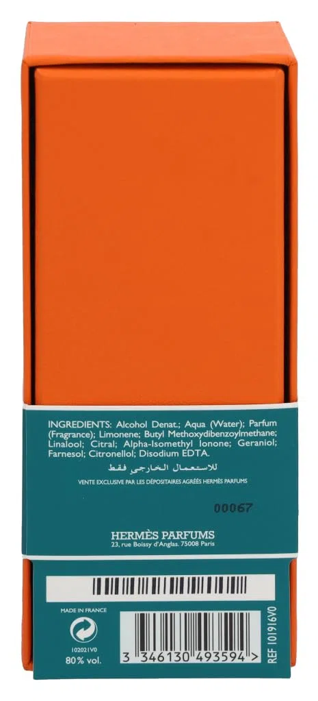 Hermès Eau D'oranje Verte Eau de Cologne 100 ml