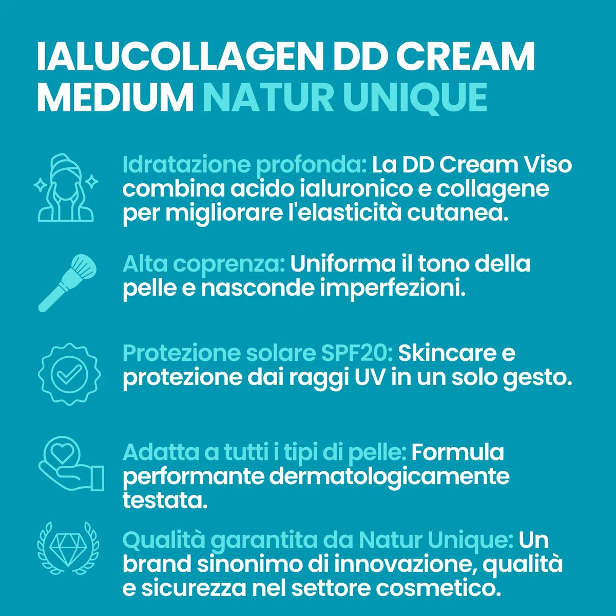 DD Cream mit feuchtigkeitsspendendem Concealer Light | Make-up und Skincare in einem Produkt | SPF20 für Sonnenschutz | Gesichtscreme, gleichmäßiger und Anti-Aging | feuchtigkeitsspendende