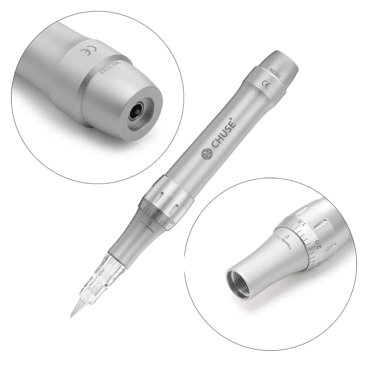 CHUSE C22 Rotary Microblading Machine Semi Permanent Make-up Gun Augenbrauen Lippen Stift Beauty Device Kit (Maschine C22)
