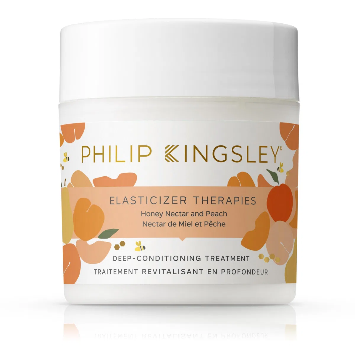 Philip Kingsley | Elasticizer Therapies Honig, Nektar und Pfirsich | Tiefenpflegende Haarmasken-Behandlung | Für trockenes, strapaziertes, lockiges Haar | 150ml