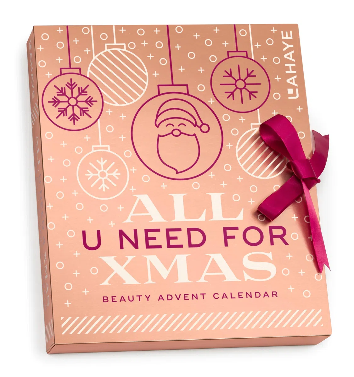 Beauty Adventskalender 2025 | Weihnachtskalender für Frauen, Teenager | "All you Need" - 24 hochwertige und einzeln verpackte Makeup und Kosmetik, Überraschungen für Weihnachten, Geschenkset, LAHAYE