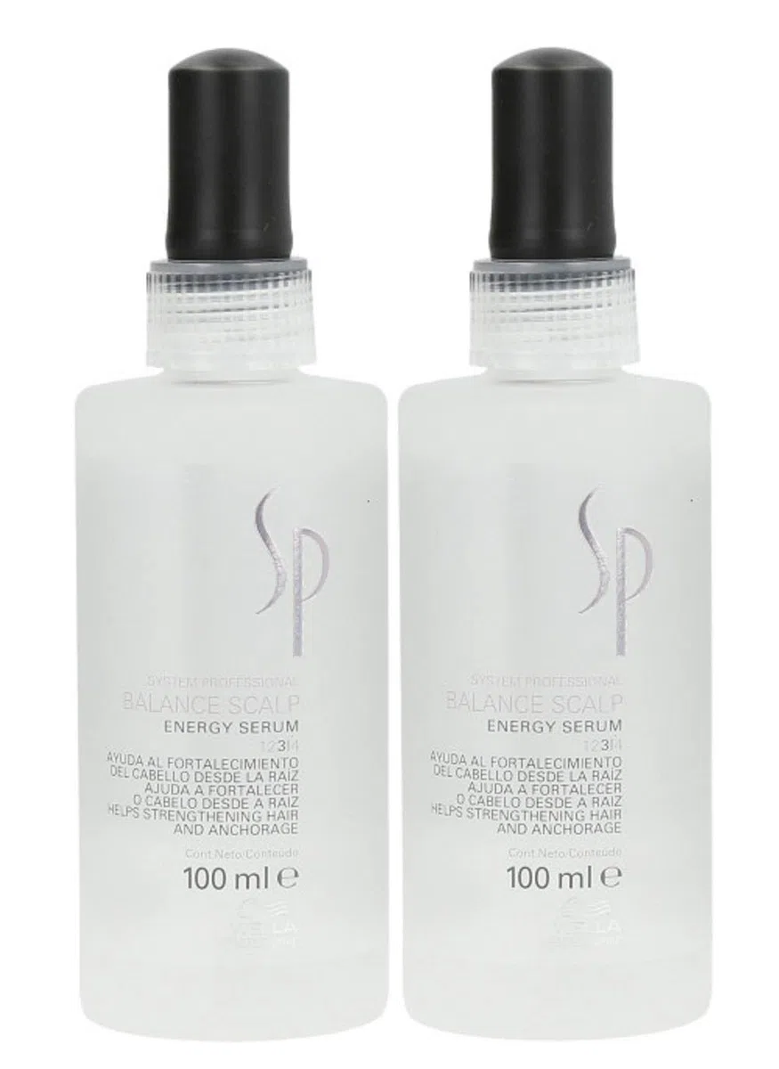 Wella 2x SP System Professional Care Balance Scalp Energy Serum 100 Ml