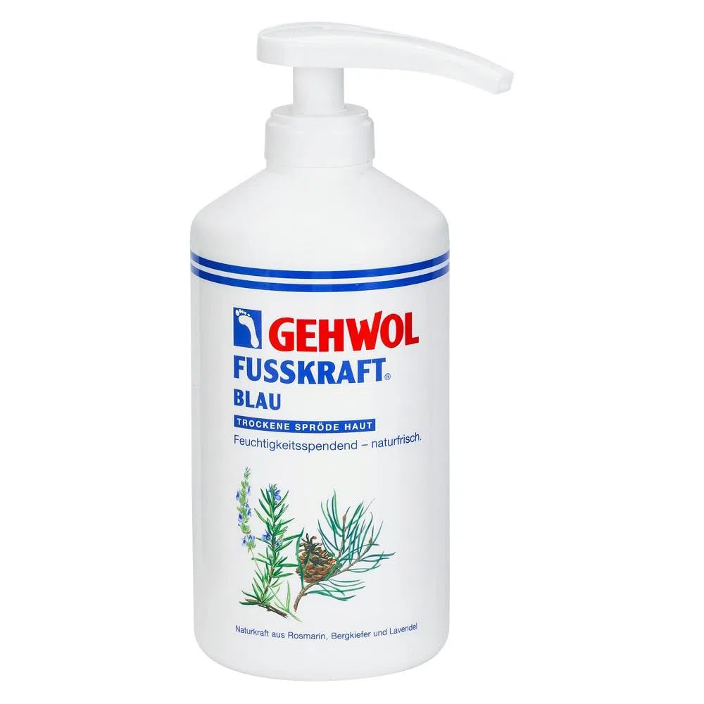Gehwol Fusskraft Blau Fußcreme Für Trockene Raue Haut 500 ml