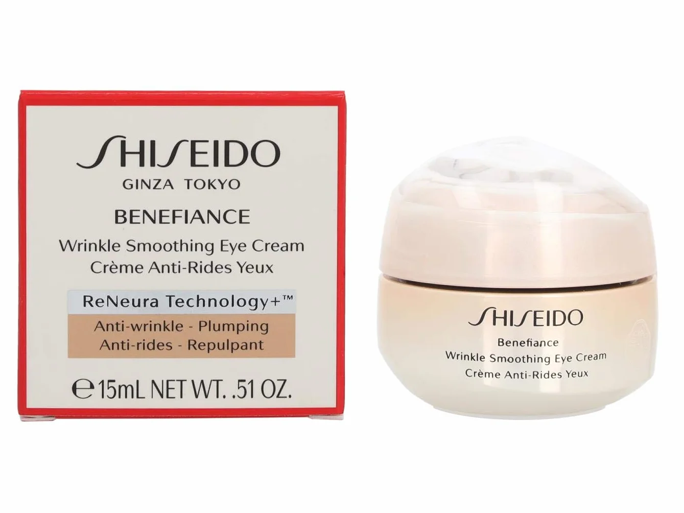 Shiseido Benefiance Wrinkle Smoothing Augencreme 15 ml