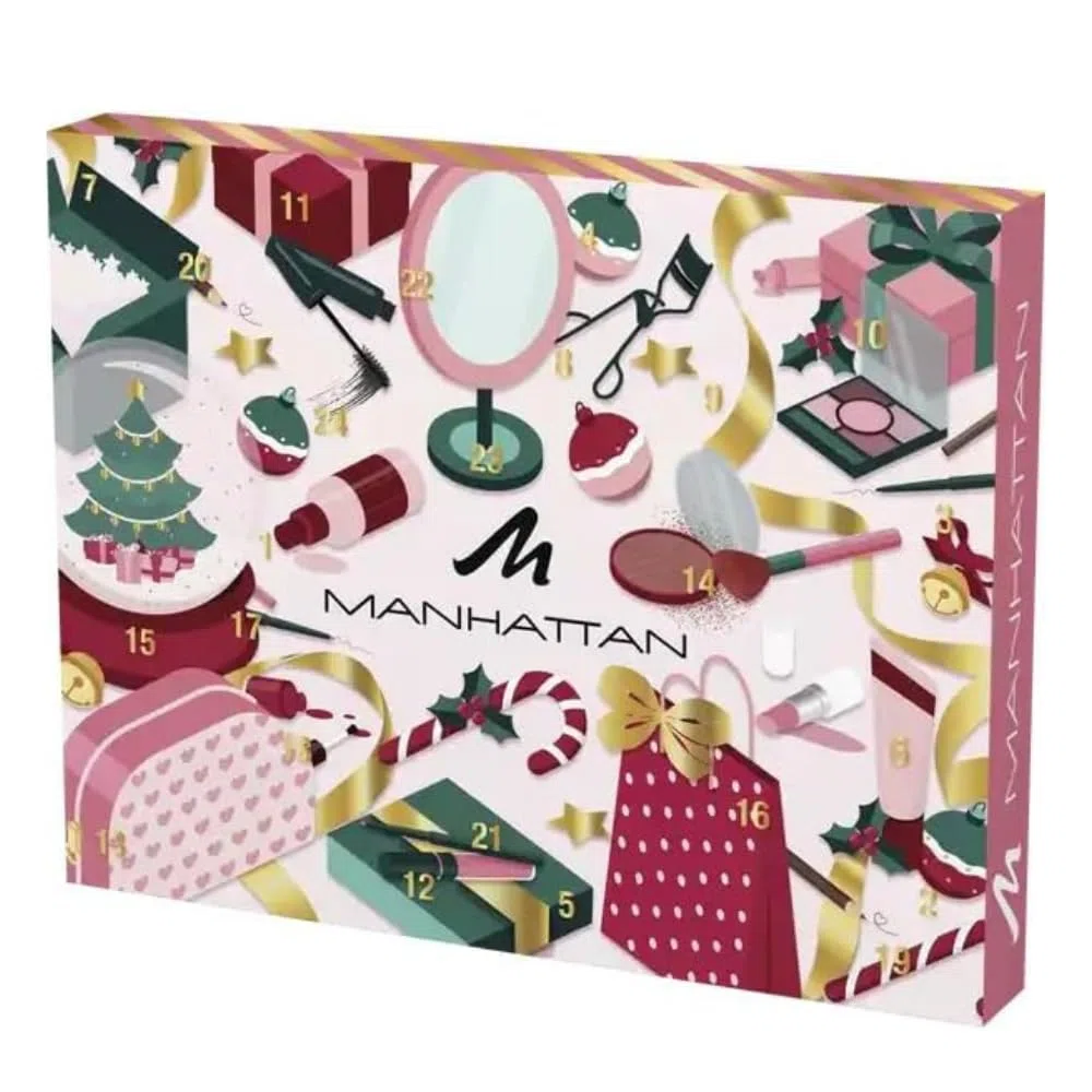 Manhattan Adventskalender 2025 Beauty Frauen Wert 200€, Beauty Kosmetik Advent Kalender, 24 Geschenke, Pflege Weihnachtskalender Frau, Adventkalender Damen