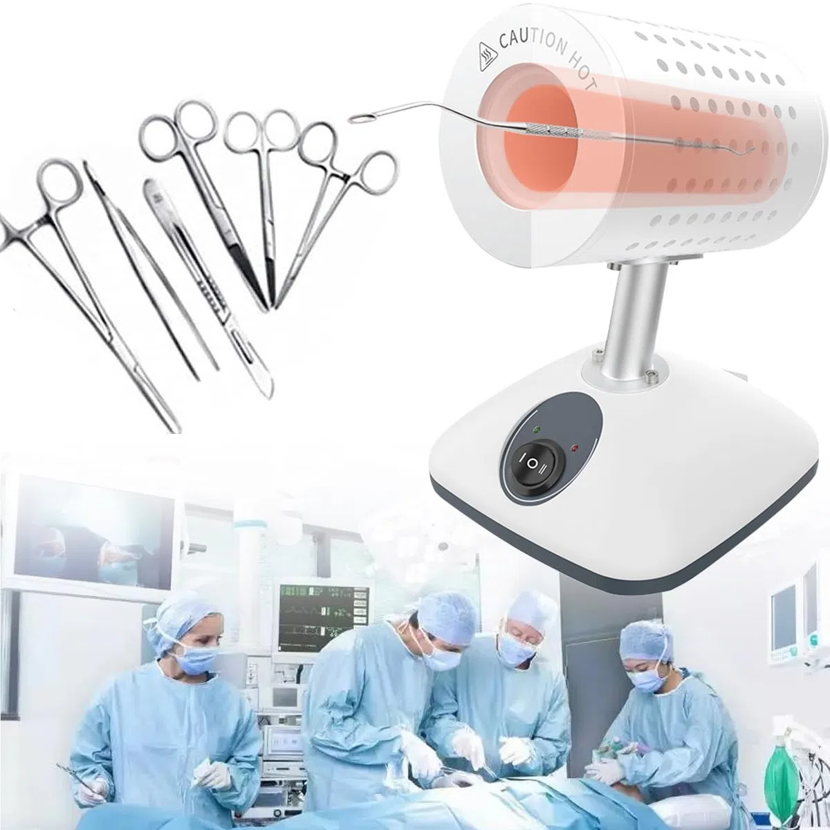 Labor-Infrarot-Sterilisator – Skalpell-, Nadel- und Schlaufen-Sterilisator für effiziente Labor-Sterilisation