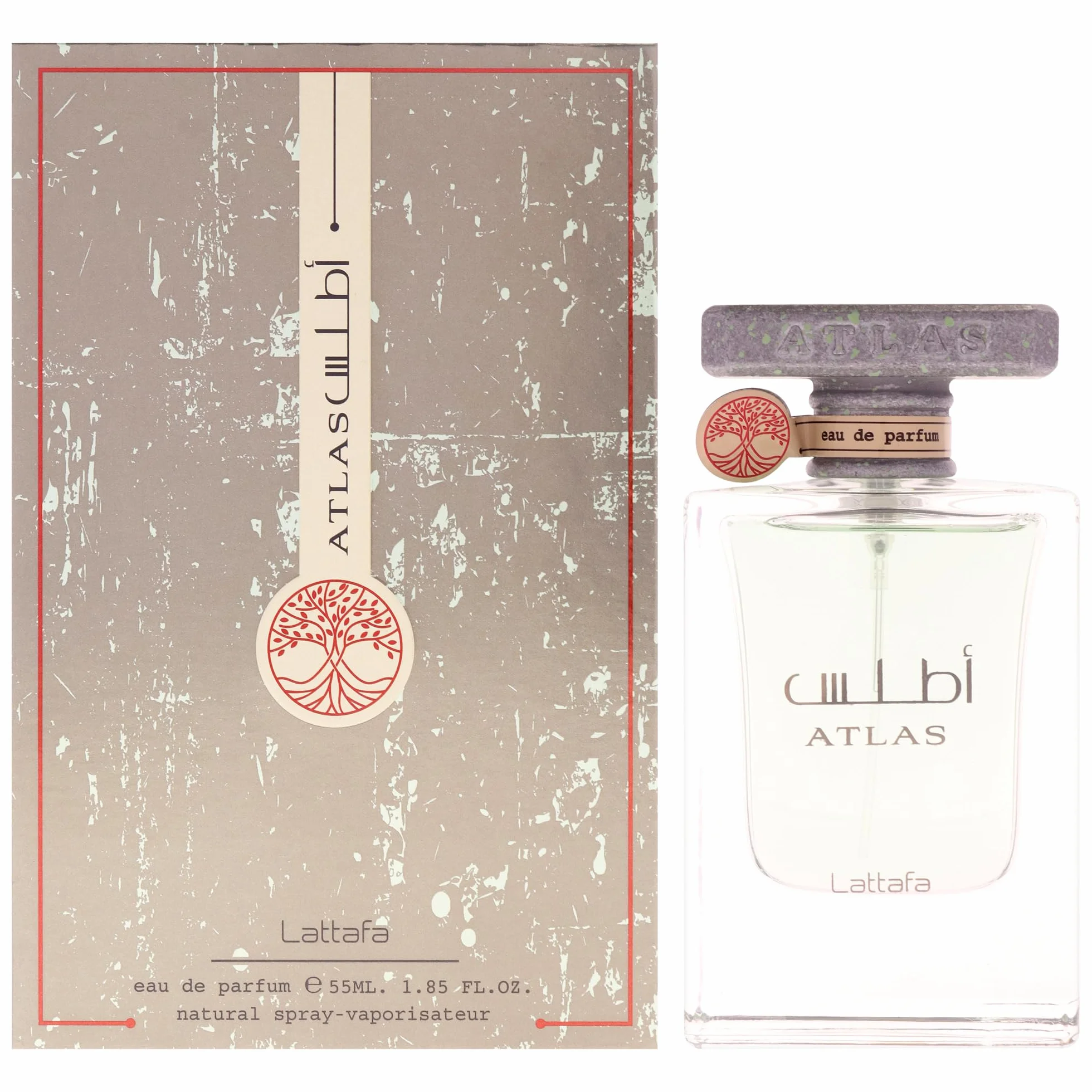 Lattafa Atlas Eau de Parfum Spray für Unisex, 55 ml