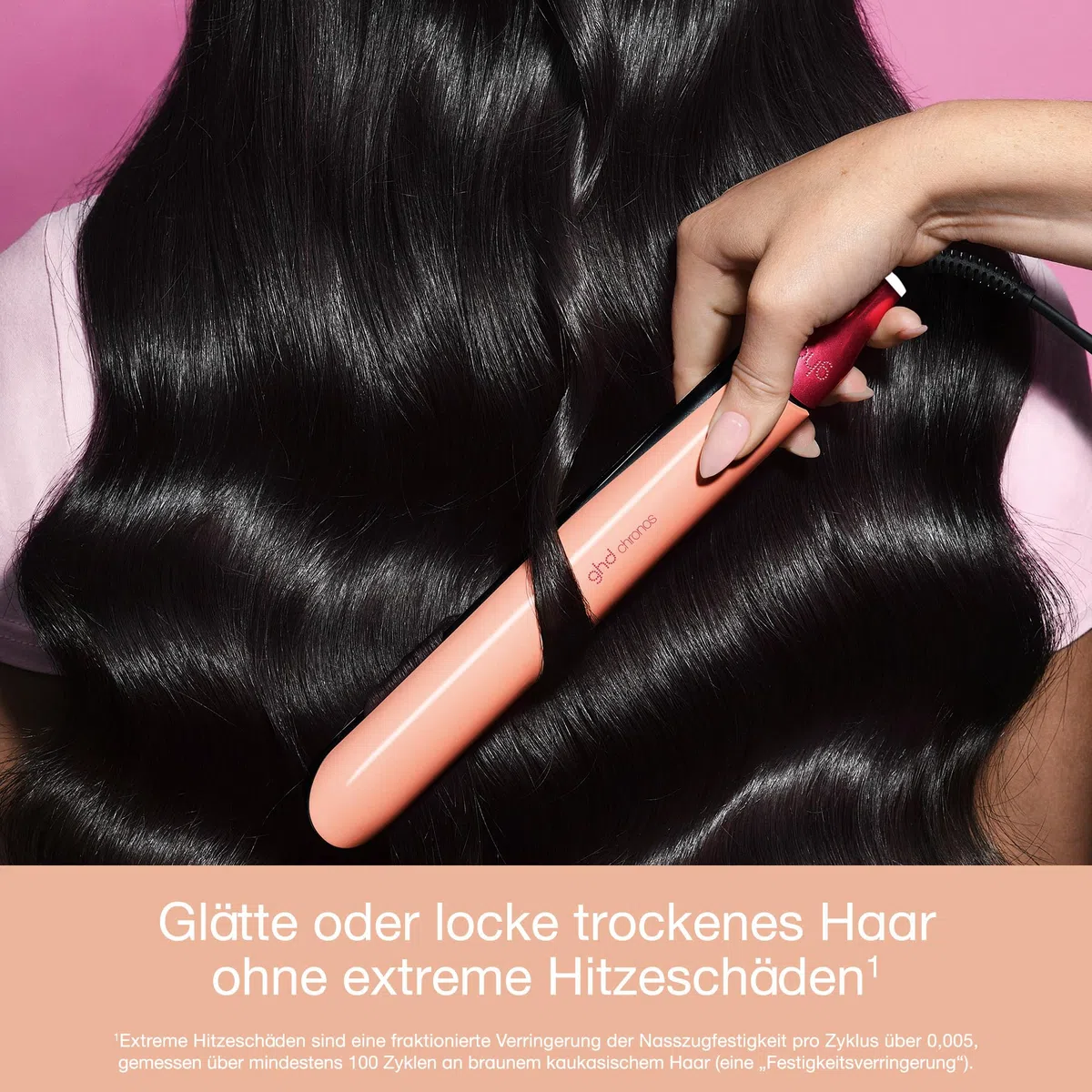 ghd chronos Glätteisen 26 mm Platten smarter Haarglätter Multistyler Anti Frizz Finish