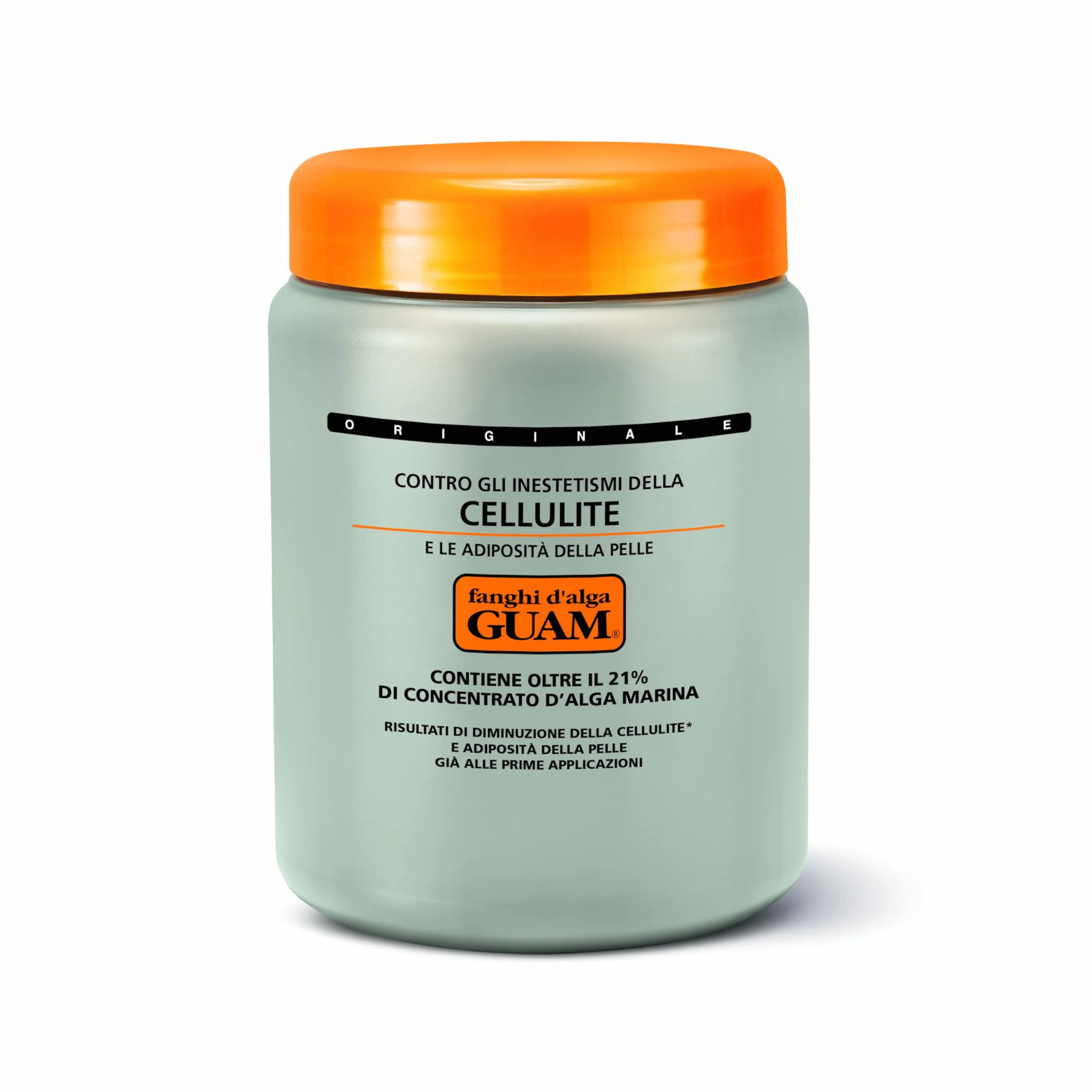 Guam, Algenfango Guam, Traditionelle Formel, Sichtbare Verringerung von Cellulite und Fettdepots auf der Haut, Made in Italy, 1 kg Packung