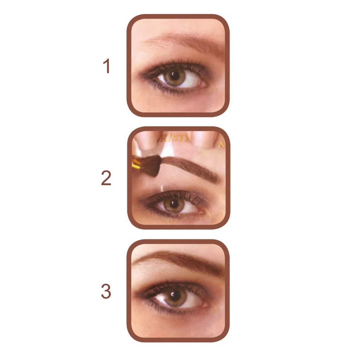 Christian 8 Farben Semi-permanente Augenbrauenschatten Palette 1 Packung (1 x 155 g)