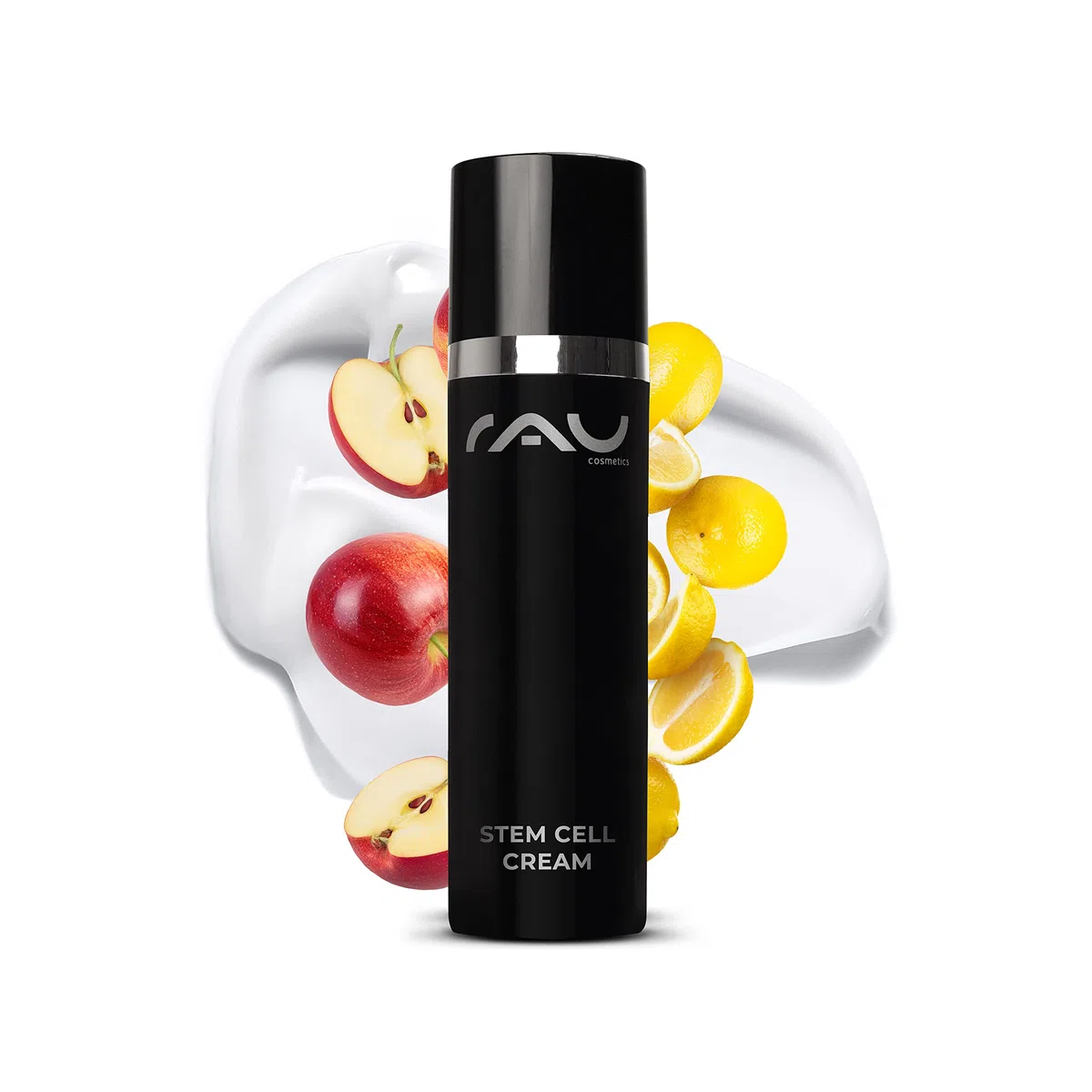 RAU Cosmetics Stem Cell Anti-Aging Tagescreme 50 ml - Vegane Gesichtspflege mit Hyaluronsäure, Argireline & Dreifach-Stammzellenkomplex - Feuchtigkeitscreme gegen Falten für reife & trockene Haut