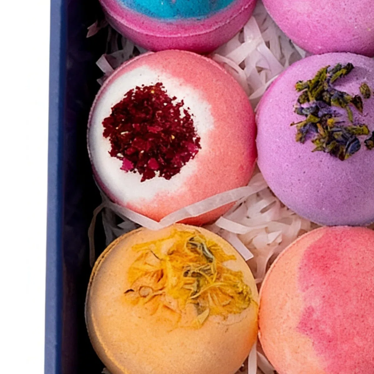 Badebälle für Frauen 12 Stück getrocknete Blumen Einweichtabletten mit | Lustiges Schaumbad für Feiertag Geburtstag Sommer Spa Entspannung Selbstfürsorge und Strumpffüller