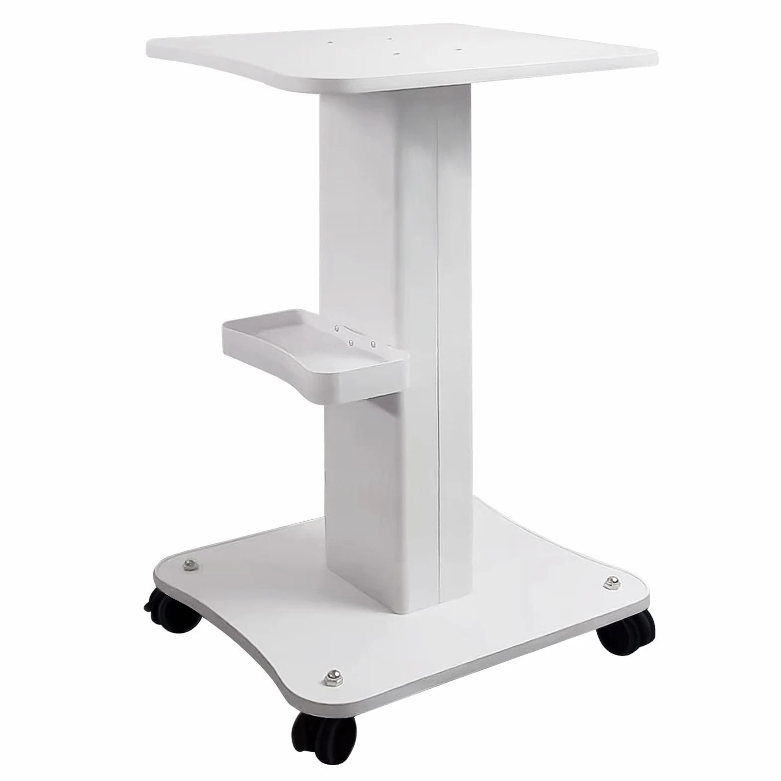 Kalolary Beauty Salon Trolley Tragbar Wagen mit Ablagefach Universal Wheel Gerätewagen Friseur Rollwagen