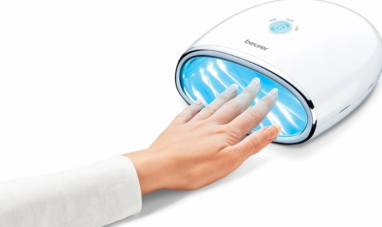 Beurer MP 48 UV/LED-Nageltrockner zur Aushärtung, 3 Timereinstellungen