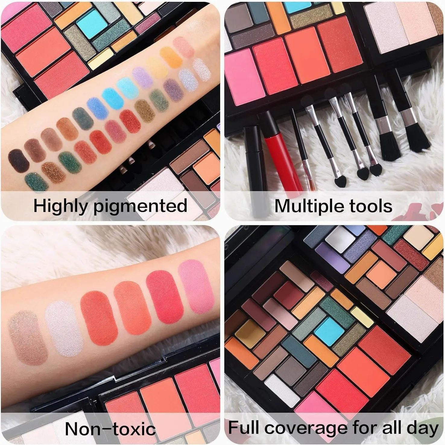 Professionelles Make-up-Set für Frauen, komplettes Set