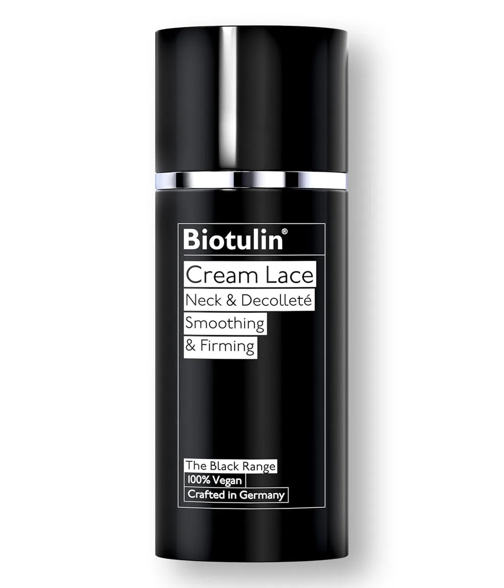 BIOTULIN Cream Lace 100ml | Lotion für ein faltenfreies Dekolleté | Anti-Aging Creme für Körper und Hals | Biotulin + vegane Aminosäuren