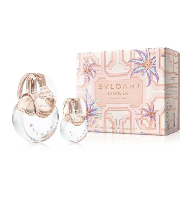 BVLGARI Omnia Crystalline Eau de Toilette Set 100ml/15ml