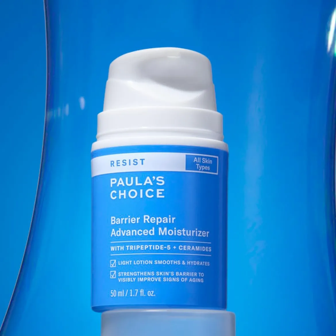 Paula's Choice Advanced Nachtcreme, Anti-Aging, Gesichtscreme, 50 ml | Eine Seidig-Leichte Lotion - Anti Falten Creme versorgt Feuchtigkeit - Stärkt & Glättet die Haut - mit Ceramide