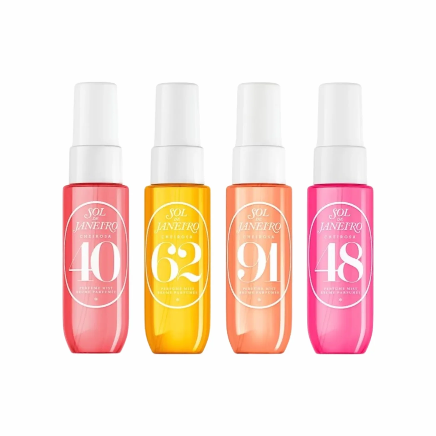 Sol de Janeiro Cheirosa Discovery Set Ipanema Sunset, 4 Perfume Mists, Cheirosa 40, 62, 91 & 48, 30 ml