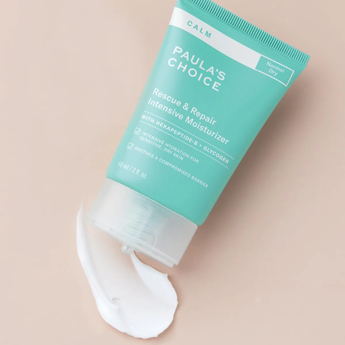 Paula's Choice Calm Intensive Nachtcreme, für Empfindliche Haut, 60 ml | Feuchtigkeitscreme Lindert Rötungen & Hilft die Hautbarriere zu Schützen - So Sanft, dass sie sich Sogar bei Rosazea Eignet