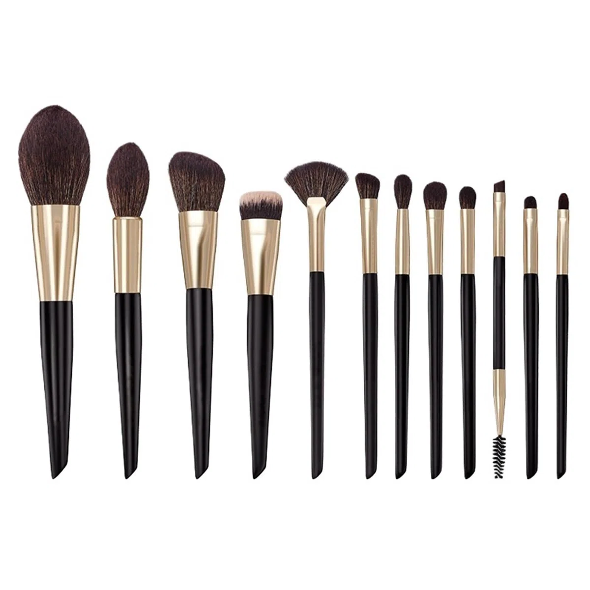 make up pinsel set 12 Make-up-Pinsel-Sets | Loser Puderpinsel, Rougepinsel, Lidschattenpinsel, Beauty-Tool-Make-up-Pinsel, komplettes Set(Black 12 sticks)