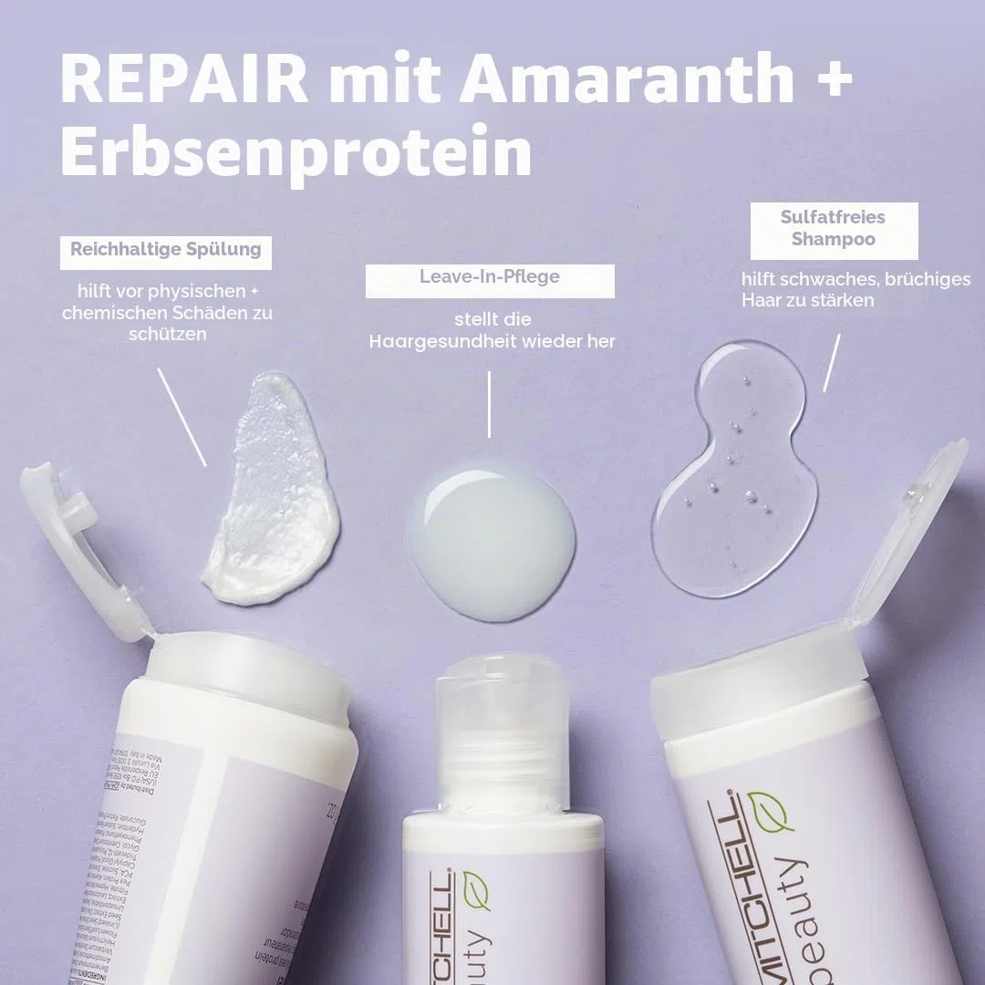 Paul Mitchell Clean Beauty Repair Conditioner – Haar-Spülung mit Amarant-Extrakt, Pflege und Reparatur für geschädigtes und brüchiges Haar – 1000 ml
