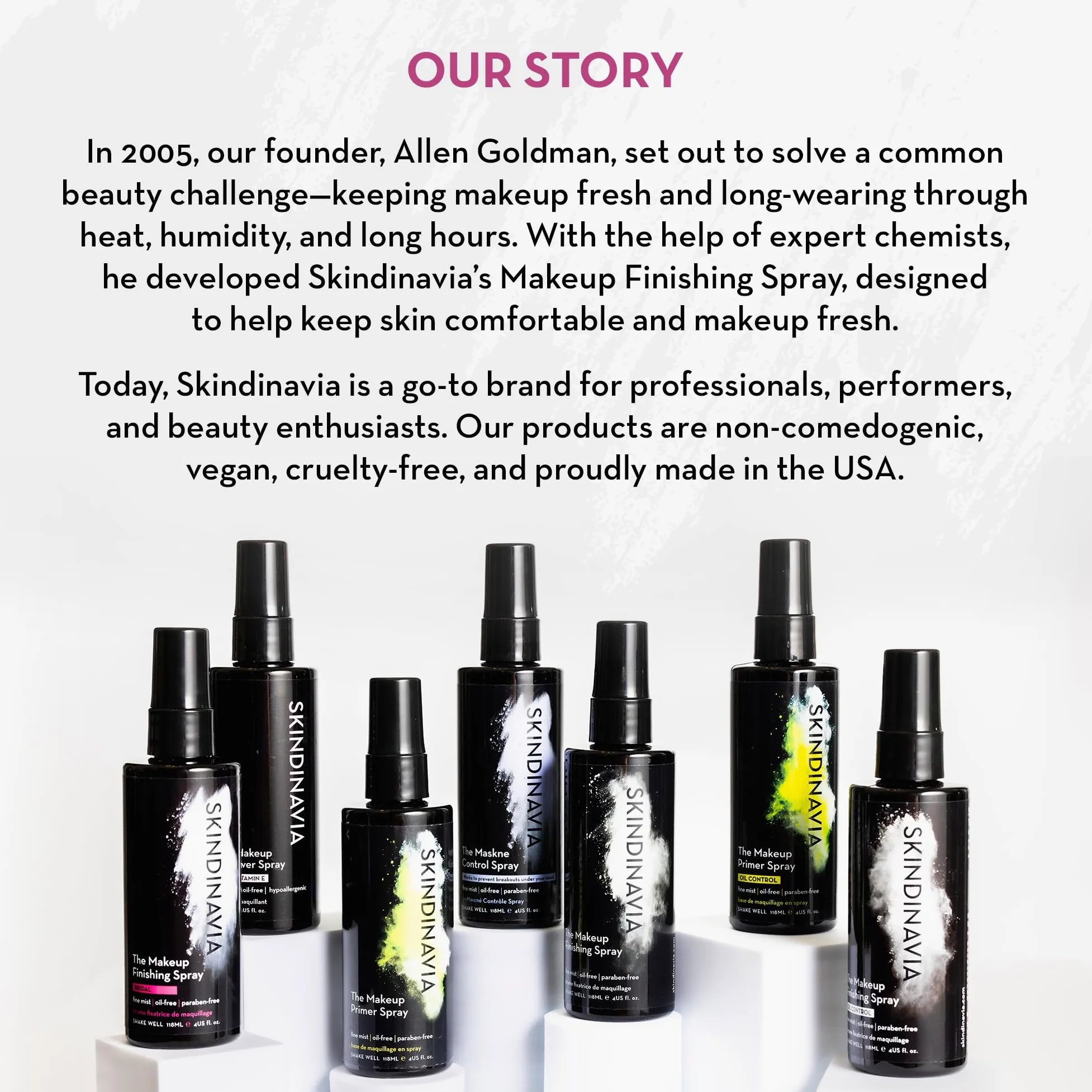 Skindinavia The Makeup Oil Control Finishing Spray, 8 Fluid Ounce by Skindinavia | 226.8 g, ganztägiges Tragen, langanhaltend bis zu 16+ Stunden, hitzebeständig & wasserdicht, feiner Nebel