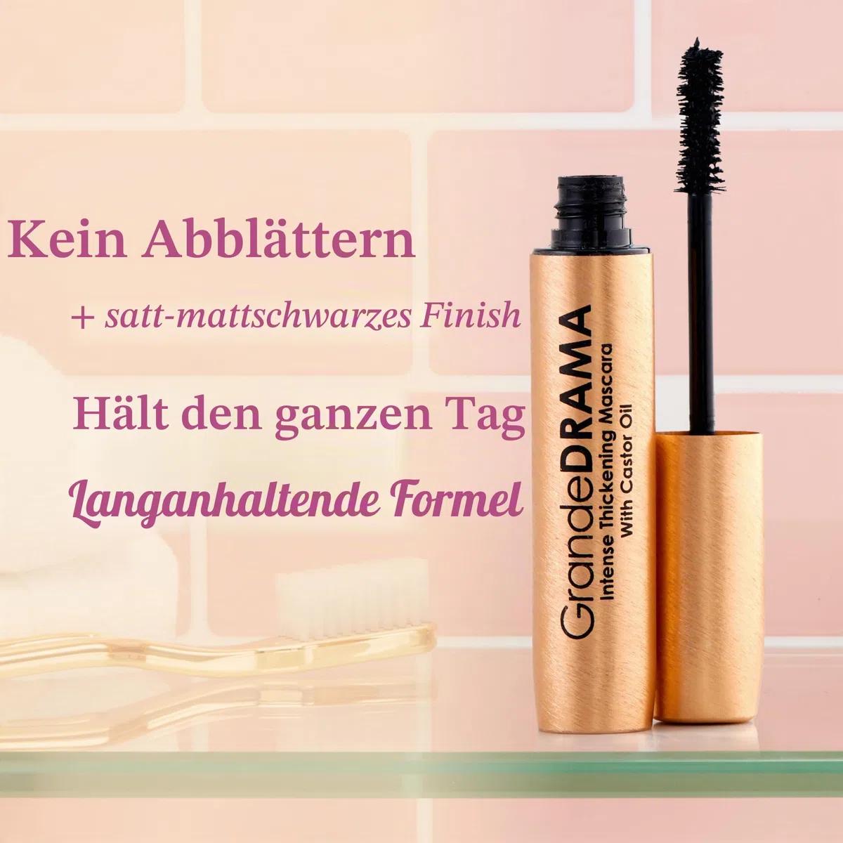 Grande Cosmetics Grandedrama Intense Thickening Mascara With Castor Oil