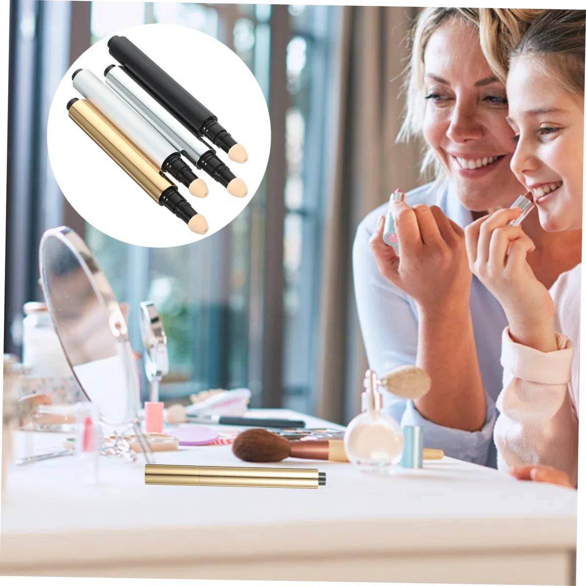 MAGICLULU Stk kosmetischer Druckstift makeup tasche kosmetiktasche Concealer-Behälter Gesichts-Make-up-Grundlage Nagelgellack DIY-Kosmetiktube Concealer Tube selber machen kompakt Spender