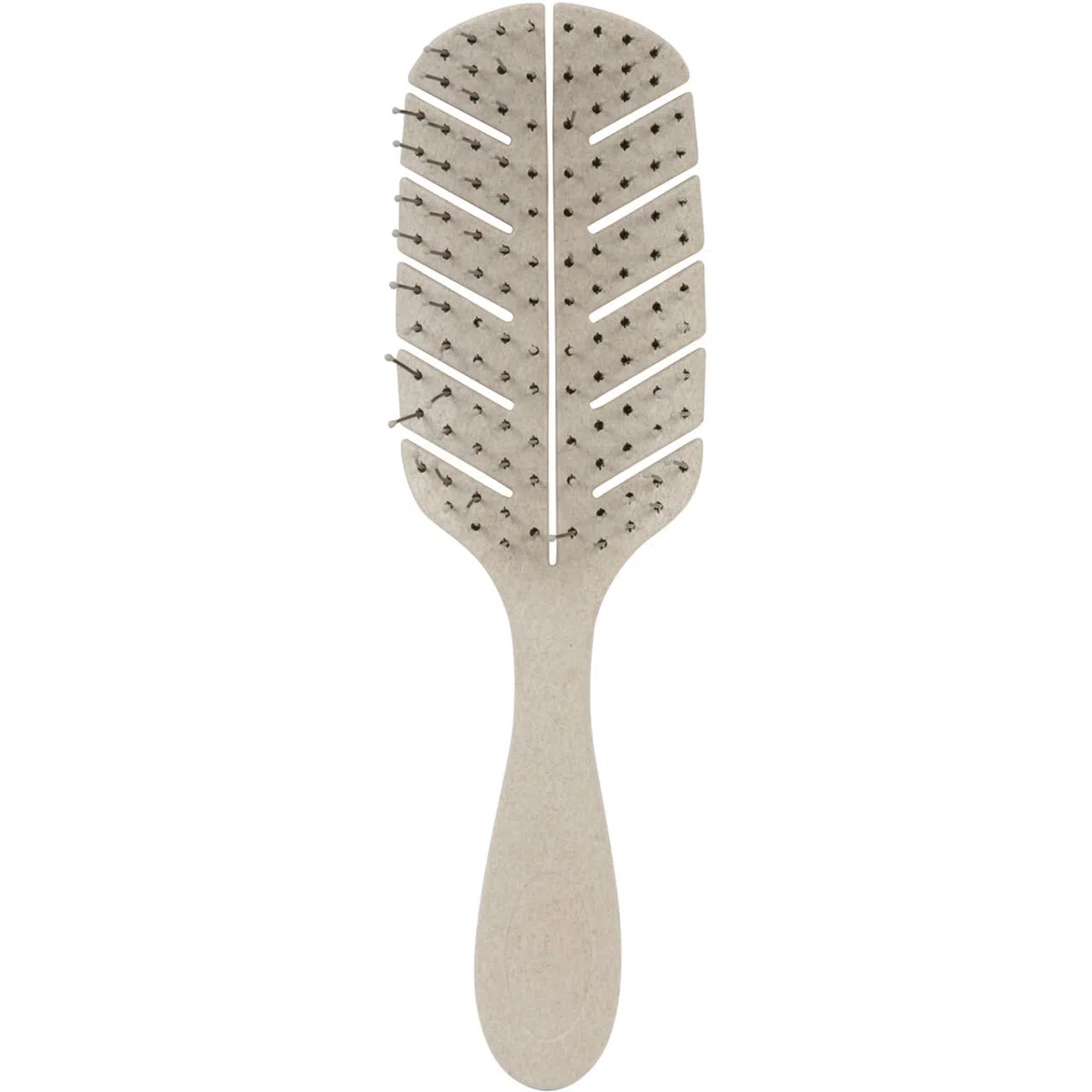 CALA Umweltfreundliche Haarbürste zum Entwirren von Haaren in Blattform, aus Strohharz (Earth) | & Double Curve Scalp Massager Reduces Breakage & Frizz for All Hair Types, Women and Men