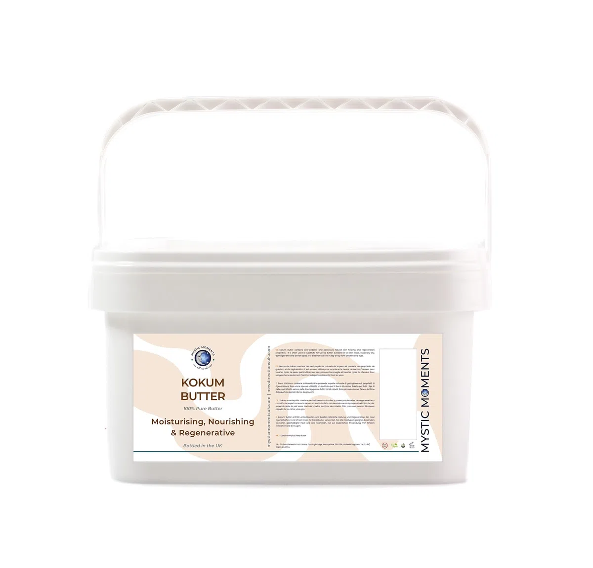 Mystic Moments | Kokumbutter | 5Kg | Garcinia indica. Ideal für Hautpflege und Kosmetikformulierungen.