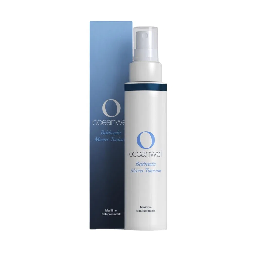 Oceanwell Basic | Meeres-Tonicum | Klärendes Gesichtswasser | NATRUE zertifizierte Naturkosmetik | Hoher Anteil an gereinigtem Meerwasser & Meeresalgenkomplex | 2 x 100 ml