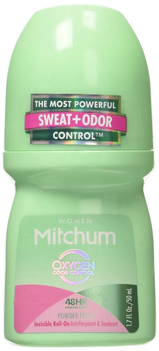 Mitchum For Women Roll On, Anti-Transpirant & Deodorant, Powder Fresh, 50 ml (6 Stück)