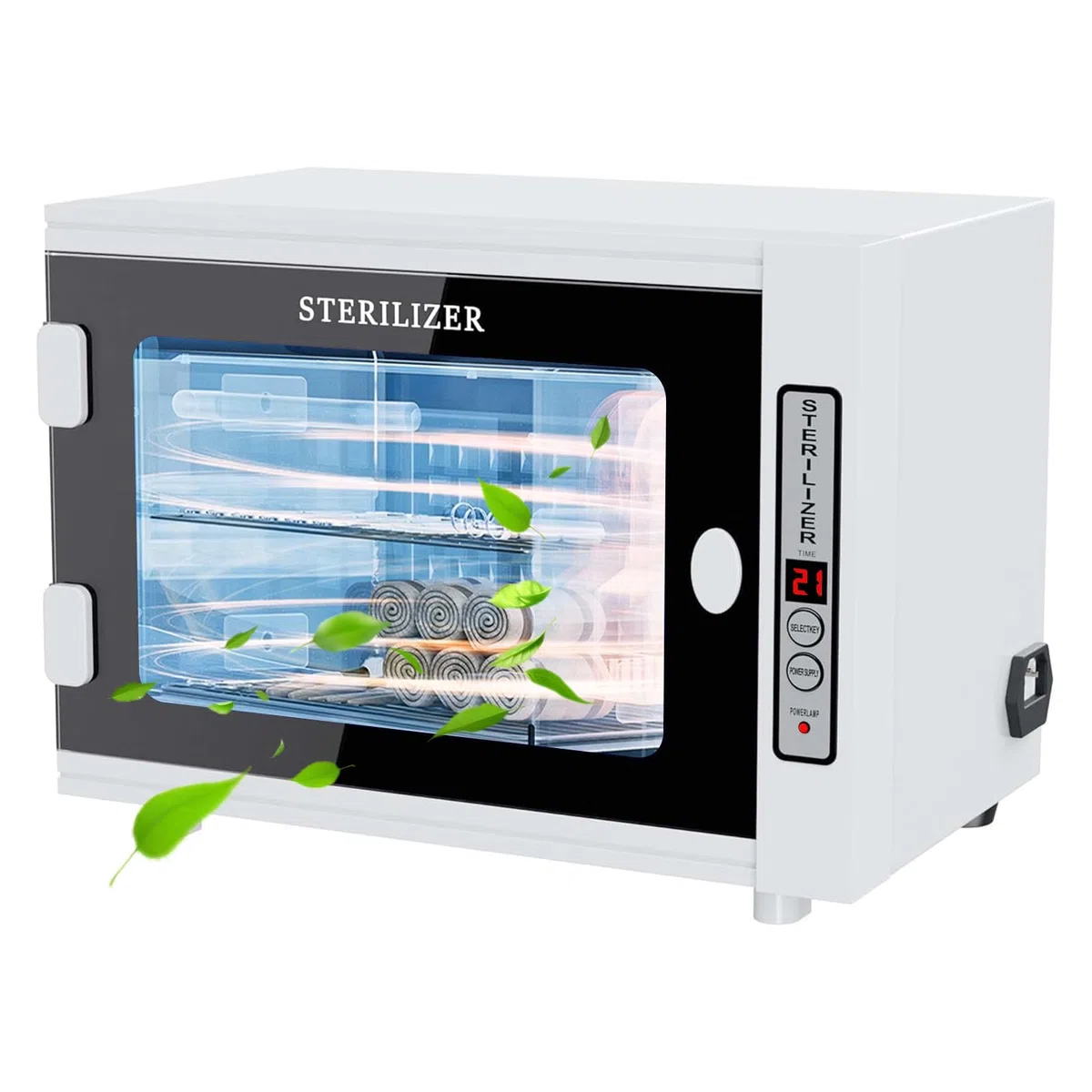 UV Sterilisator,12L Sterilisator Nagelstudios mit hoher Kapazität,medizinischer Sterilisator mit Timereinstellung,LED UV Licht Sterilisator für den Einsatz zu Hause,Friseursalon,Schönheitssalon,Spa