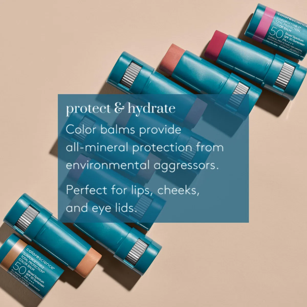 Colorescience Sunforgettable Total Protection Color Balm LSF 50 Mineral Lippen- und Wangenfarbe