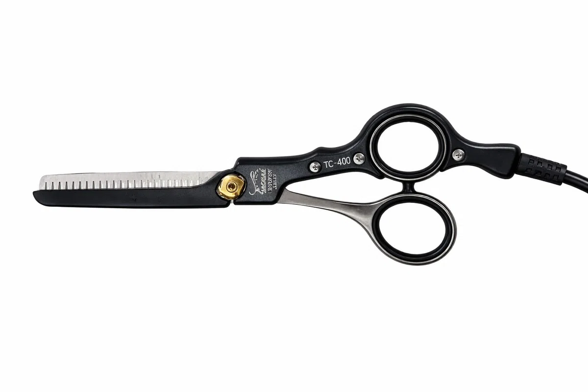 Jaguar TC-400 84611 Elektrische Effilierschere – Thermocut Zubehör zum Texturieren und Abschneiden – nur Schere ohne Jaguar Thermocut TC-400