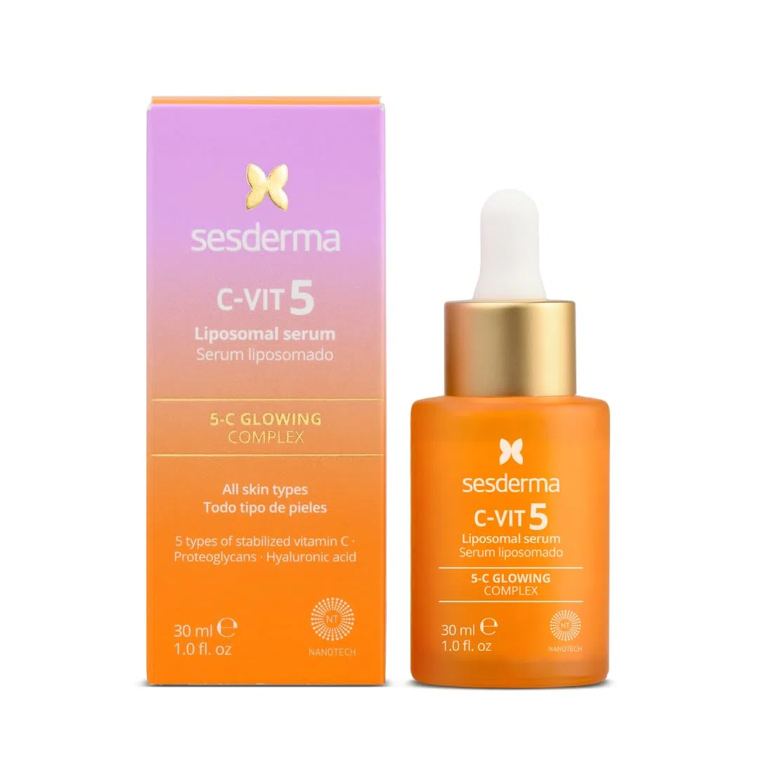 SESDERMA C-VIT 5 Liposomales Gesichtsserum 30 ml Mit 5 Formen Vitamin C | Für alle Hauttypen und einen strahlenden Teint