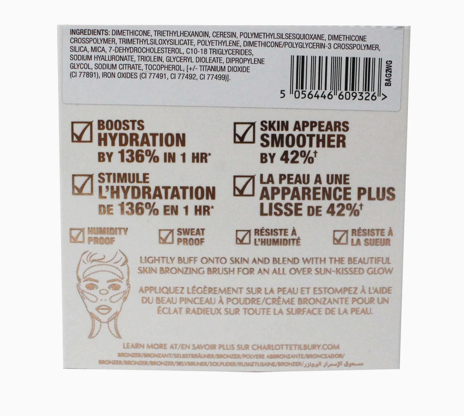 Charlotte Tilbury Beautiful Skin Sun-Kissed Glow Bronzer (Fair)