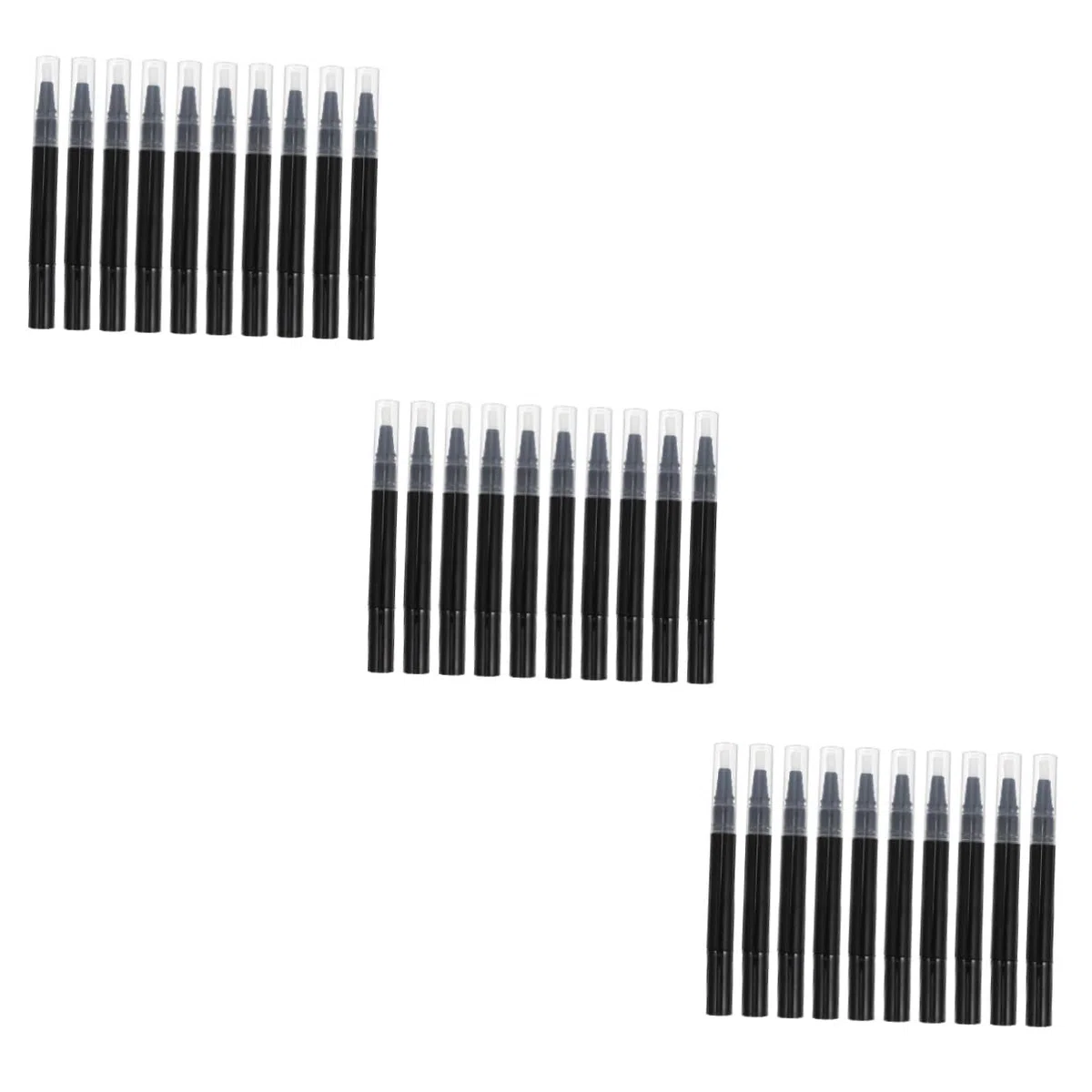WOONEKY 3sets Make-up-tool Set Leere Lip Make-up Stift Nagel Liefert Kit Für Frauen Nagel Zubehör 10 Stücke * 3