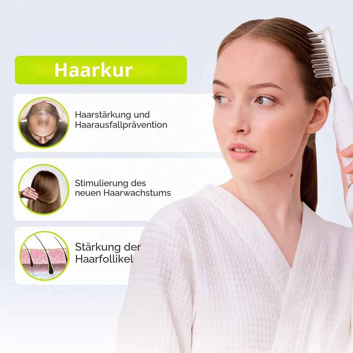 GESS SuperNova Darsonval Hochfrequenzgerät für Gesicht und Haare, Anti Aging Gesichtsmassagegerät, Akne Behandlung, Faltenreduzierung, Hautpflege Kosmetik Gerät