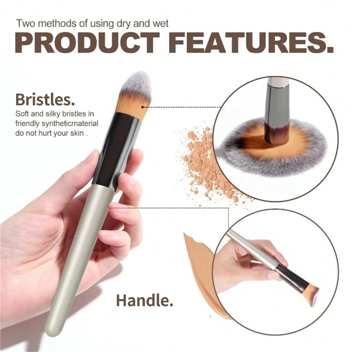 Make-up-Pinselset 18er-Pack Make-up-Pinsel-Set, Kunststoff-Aufbewahrungseimer, komplettes Set Gesichts- und Augenpinsel, Beauty-Tools mit weichen Borsten
