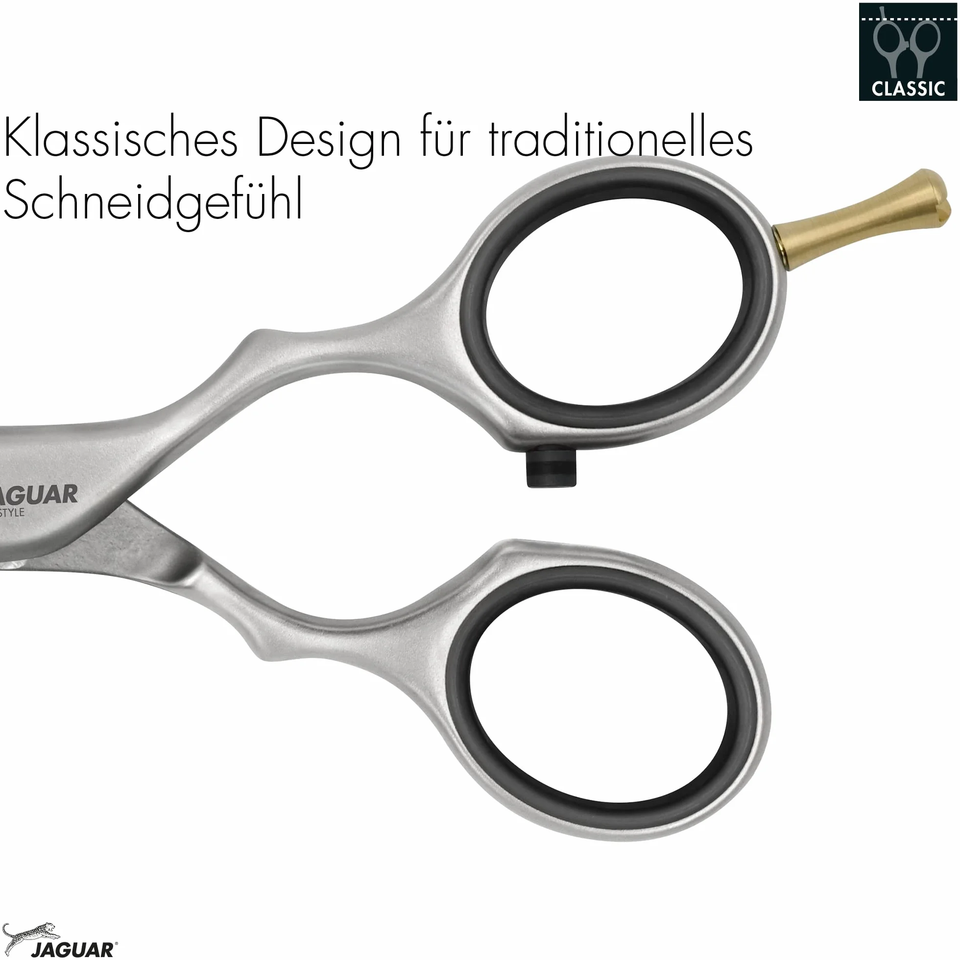 JAGUAR Modellierschere PRE STYLE ERGO 28 5.5" Texturierschere 28 Effilierzähnen Classic-Design mattiert Made in Germany