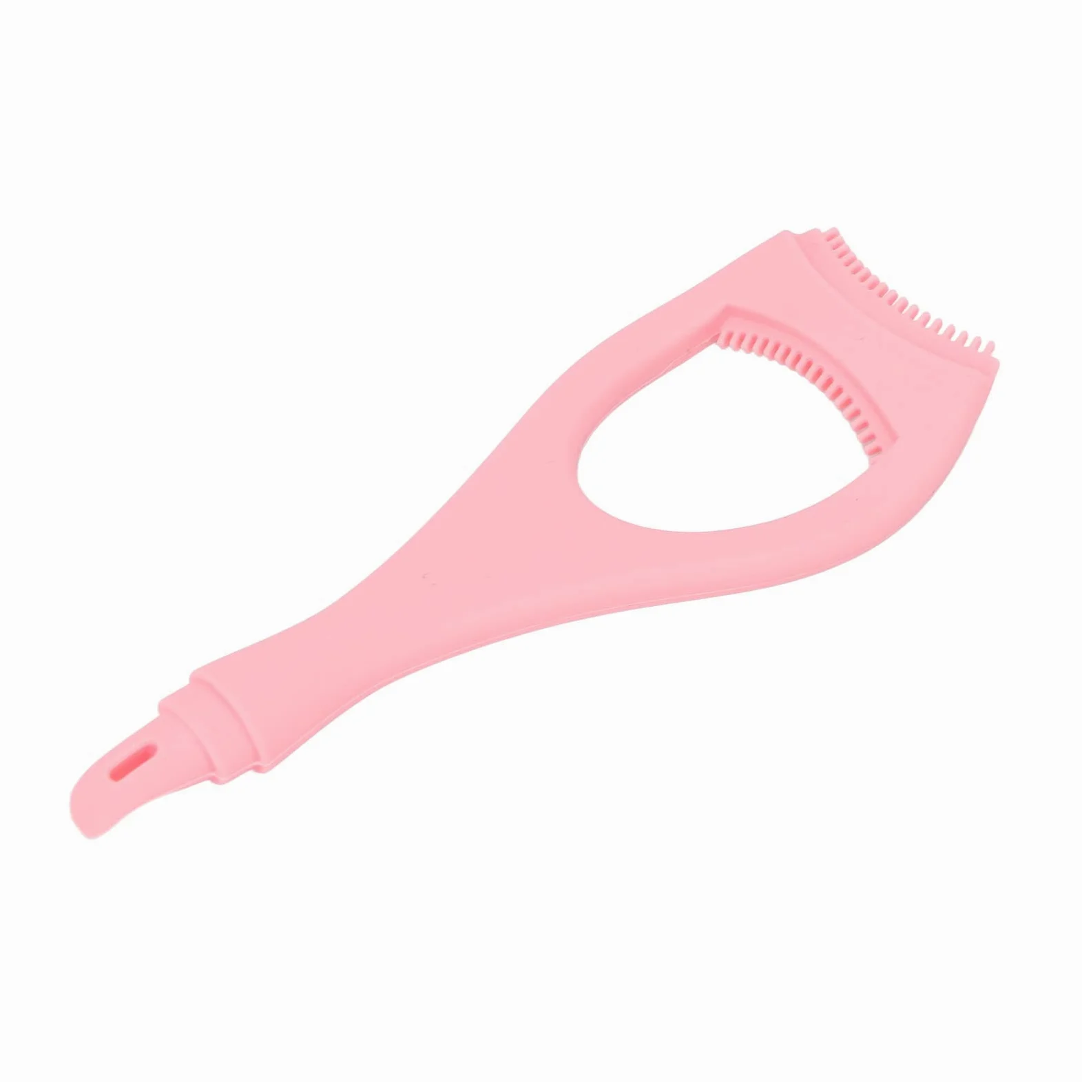 Generic Weiche, Geflügelte Eyeliner-Schablone aus Silikon, Abnehmbarer Eyeliner-Pinsel für Einfaches Make-up, für Verschiedene Make-up-Looks (PINK)