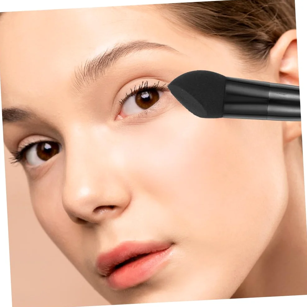 Make Up Schwämme Schminkzubehör 6 Stück aus Latex in Stiftform Tragbare und Praktische Schminkstifte mit Griff für Nass und Trocken Make Up für Gesicht