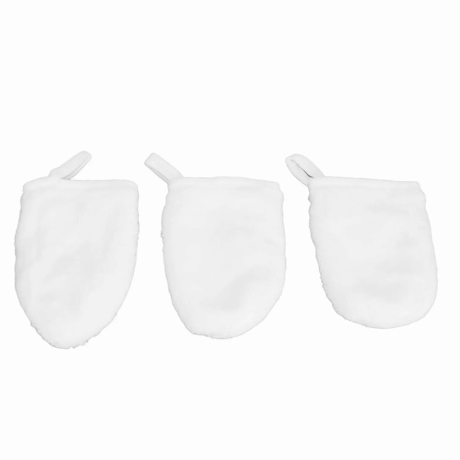 Flanell- Zum Entfernen von Make-up, Weich und Wiederverwendbar, 3 Stück, für Gründliche Reinigung und Peeling von Make-up