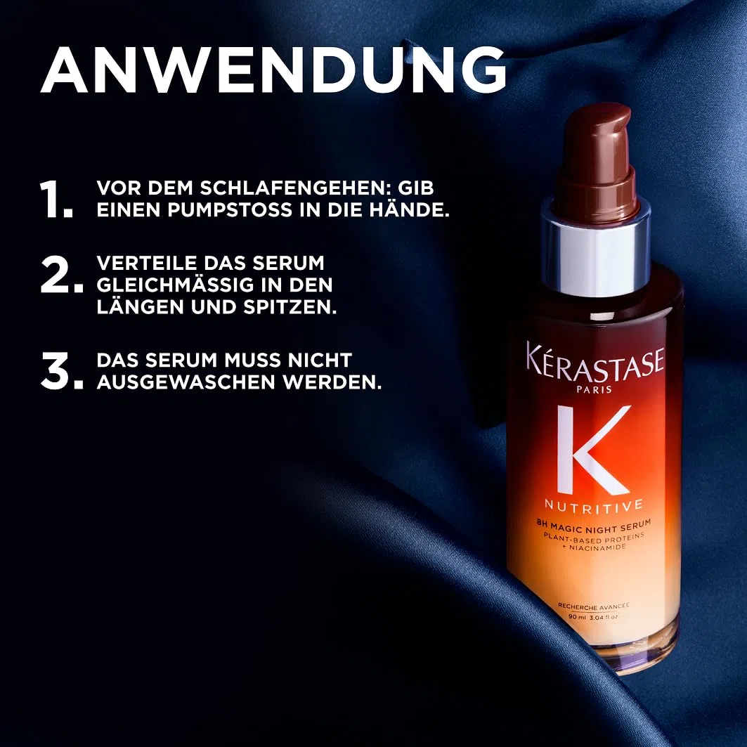 Kérastase Nutritive 8H Magic Night Serum, Nachtserum für normales bis leicht trockenes Haar