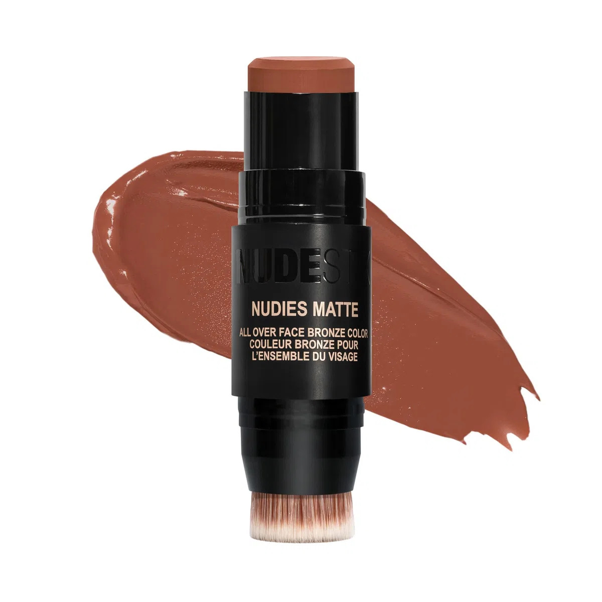 NUDESTIX Nudies Bronze Matte Bronzer Stick Sunkissed – Creme Bronzer & Contour Stick – Natürliches Finish, Langanhaltend, Vegan – Für Gesicht, Augen & Lippen 7g