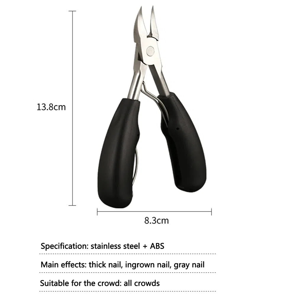 Zehennagelknipser Nagelknipser Nagelknipser, Nagelknipser-Set, scharfe Hochleistungs-Zehennagelknipser und Fingernagelknipser-Set for dicke Nägel und eingewachsene Zehennägel, geeignet for Männer, Fra